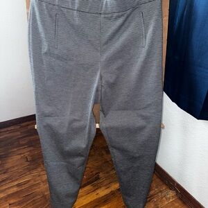 Calvin Klein Black and White Houndstooth Pants